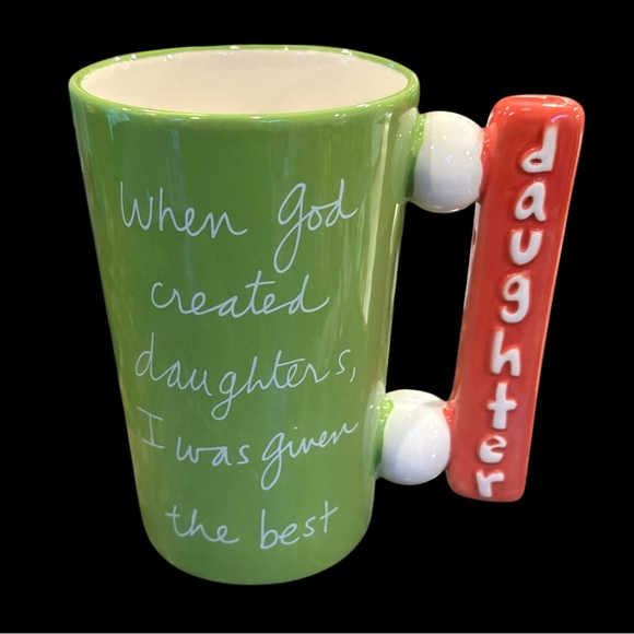Sandra Magsamen ‘When God created daughters, I was given the best’ Coffee Mug - Picture 8 of 10